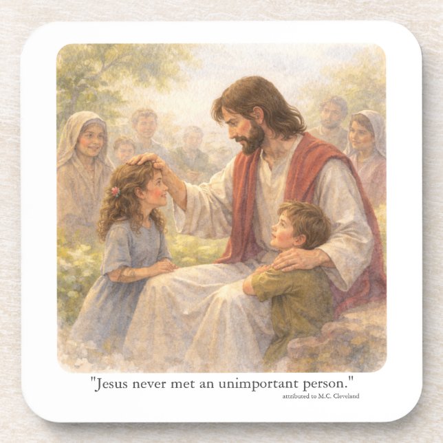 No unimportant person coaster (Front)