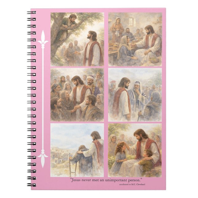 No unimportant person notebook (Front)