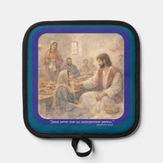 No unimportant person pot holder