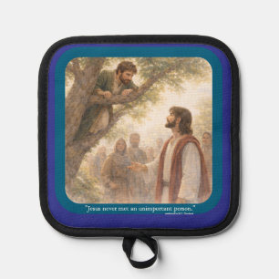 No unimportant person pot holder