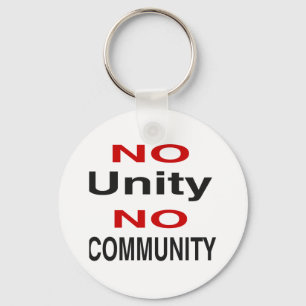 No unity no community key ring