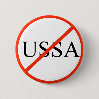 No USSA 6 Cm Round Badge
