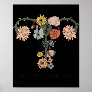 No Uterus No Opinion Feminist Pro Choice Women's R Poster