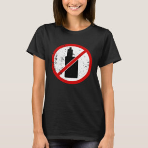 No Vaping Sign T-Shirt