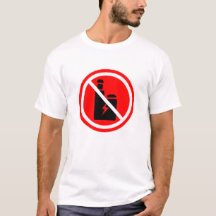 No Vaping Sign T-Shirt Vape Free Zone Warning