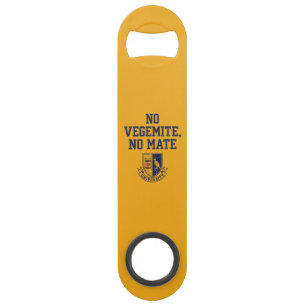 NO VEGEMITE, NO MATE Vintage University Crest