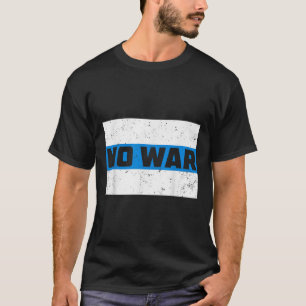 No War Free Russia Flag White Blue Russian Protest T-Shirt
