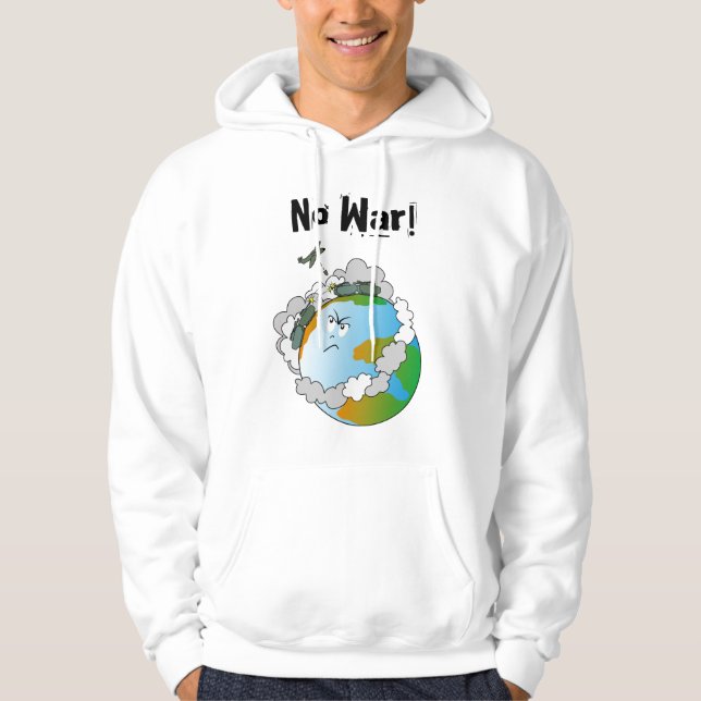 No war! hoodie (Front)