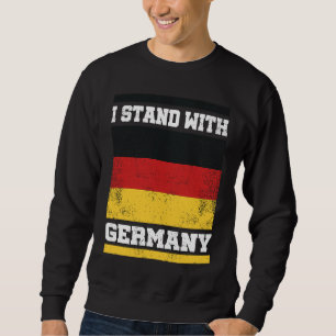 No war in europe I Deutschland Flagge I I stand wi Sweatshirt