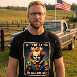 No War on Iran Anti Neocon Peace T-Shirt