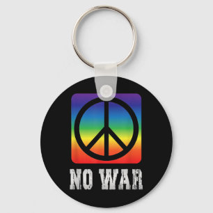 No War, Peace, Antiwar, No War  Key Ring