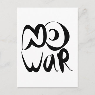 No War Postcard