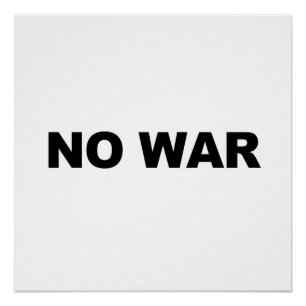 No War Poster