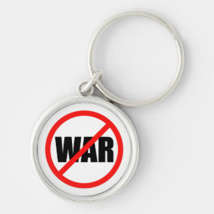 No War Symbol Key Ring