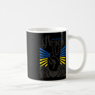 No War, Urkrian Flag, Peace To Ukraine Coffee Mug