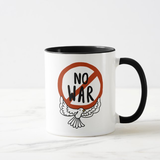 No War With Dove Mug (Right)