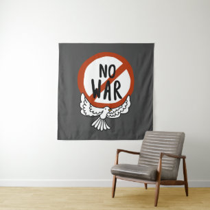 No War With Dove Tapestry