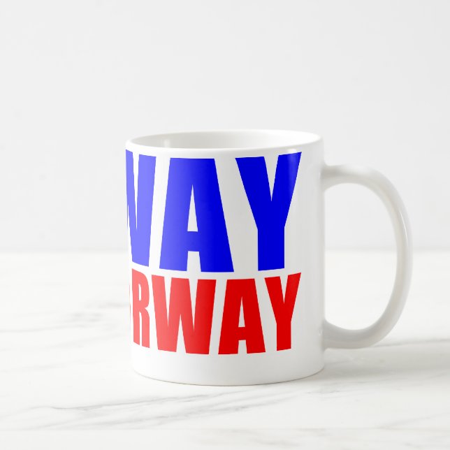 NO WAY BUT NORWAY COFFEE MUG (Right)