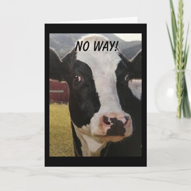 no WAY or no HAY - YOU ARE TURNING *18* CONGRATS Card (Front)