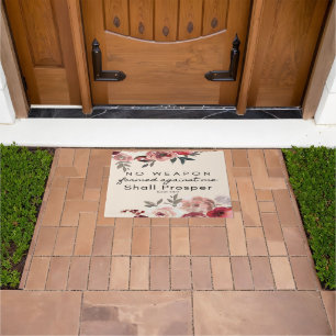 No Weapon Formed Against Me Shall Prosper Doormat
