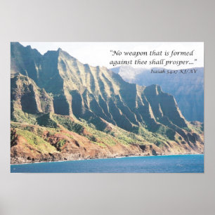 No Weapon Formed Against You Shall Prosper Poster