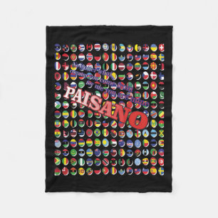 No What Country You Come From  Fleece Blanket