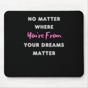 No Where Youre From Sticker1 Mouse Pad