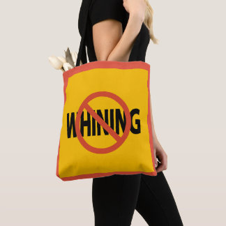No Whining Marigold Maze Flip Tote Bag
