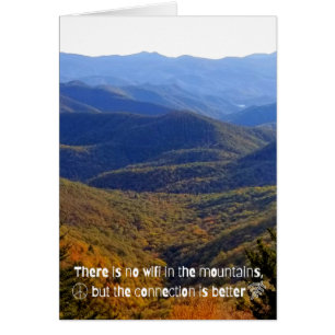 No WIFI Greeting Card