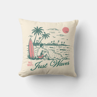 No Wifi Just Waves Cushion