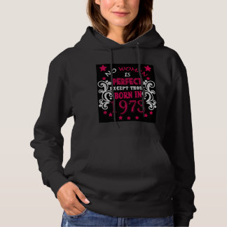 no woman is perfect hoodie