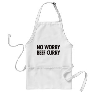 No Worry Beef Curry Standard Apron