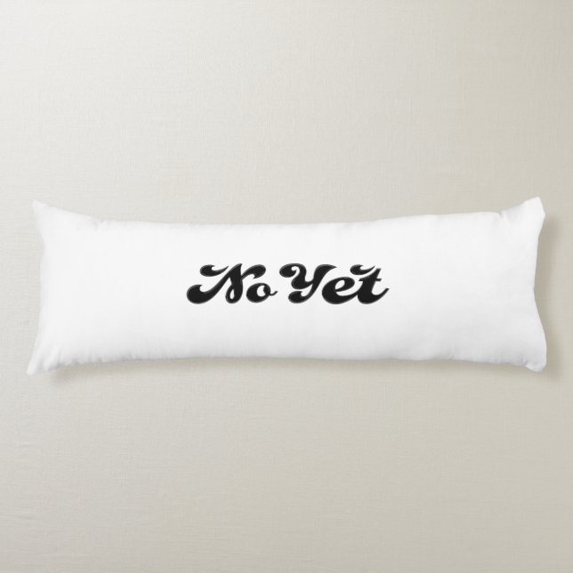 No Yet Body Cushion (Front)