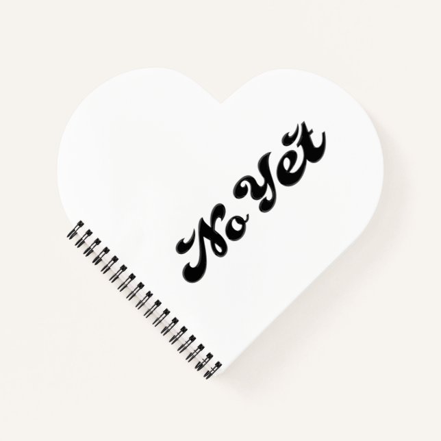 No Yet Notebook (Front)