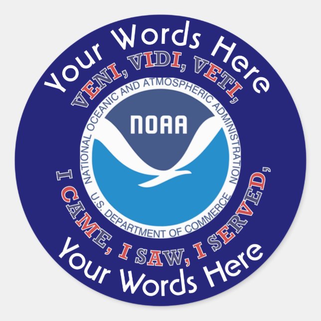NOAA Custom Sticker (Front)