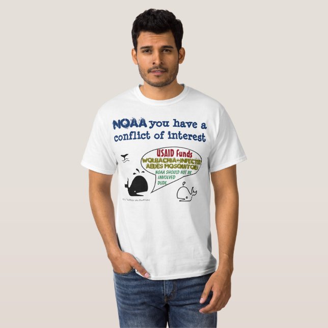 NOAA's Conflict of Interest by RoseWrites T-Shirt (Front Full)