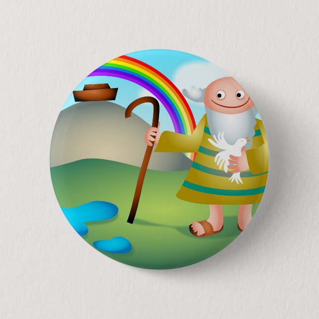 Noah 6 Cm Round Badge (Front)