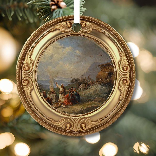 Noah and the Ark Advent Jesse Tree Metal Tree Decoration (Creator Uploaded)