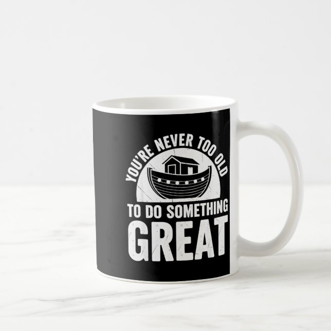 Noah Ark Church Christian Travel Faith You're Neve Coffee Mug (Right)