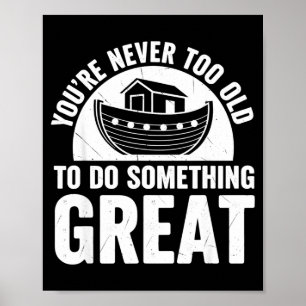 Noah Ark Church Christian Travel Faith You're Neve Poster