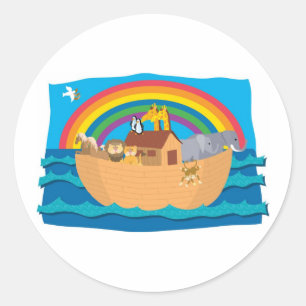 Noah Classic Round Sticker