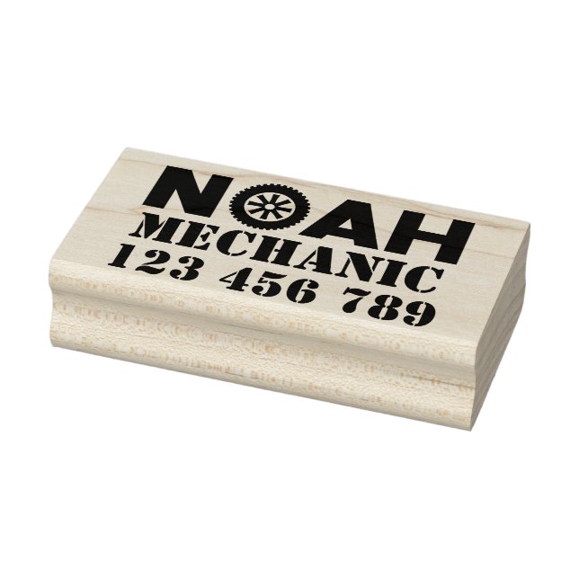 Noah Mechanic Rubber Stamp (Stamp)
