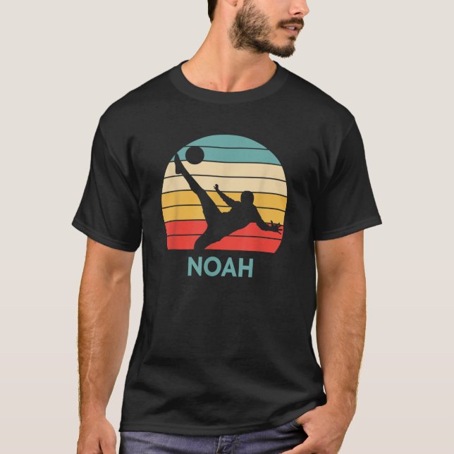 Noah Name Gift Personalised Soccer T-Shirt (Front)