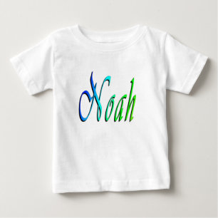 Noah, Name, Logo, Baby's White T-shirt