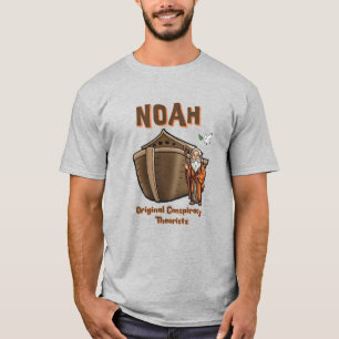 Noah Original Conspiracy Theorist Christian Humour T-Shirt