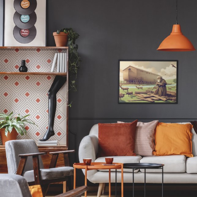 Noah Preparing the Great Ark Poster (Creator Uploaded)