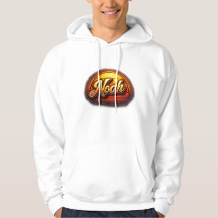 Noah Retro Sunset Personalized Name Design Vintage Hoodie