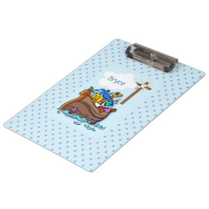 Noah’s Ark Baptism, Boy Blue Clipboard