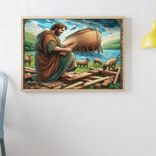 Noah’s Ark Building Salvation’s Vessel Poster