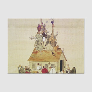 “Noah’s Ark” by W Heath Robinson Tissue Paper